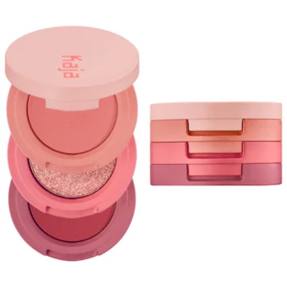 Kaja - Eye Bento Bouncy Eyeshadow Trio - 07 Glowing Guava - Picture 13 of 13